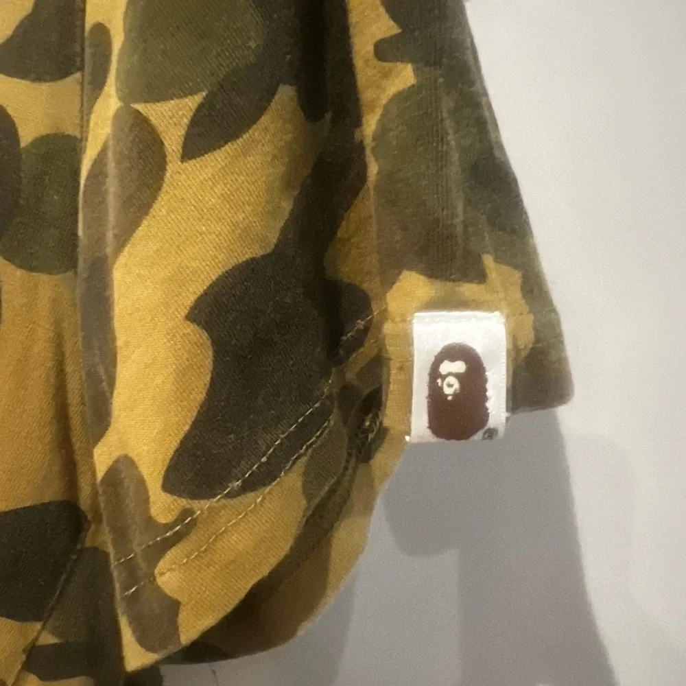 A Bathing Ape Kids Camouflage Graphic T-Shirt